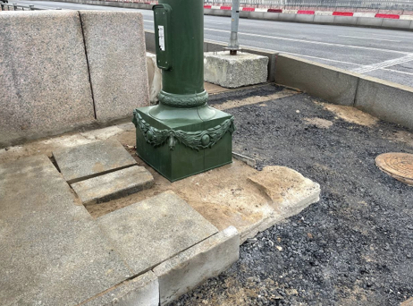 Журналисты указали на низкое качество ремонтных работ на незаконченном Биржевом мосту