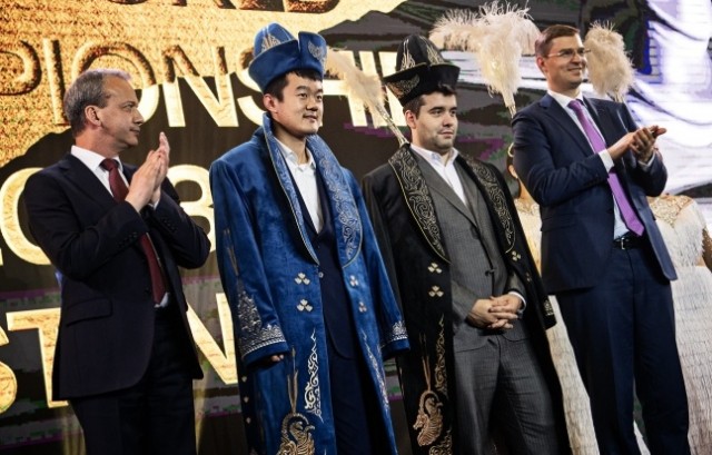 Новый чемпион мира по шахматам Дин Лижэнь и проигравший ему матч в Астане Ян Непомнящий с ничьих стартовали на турнире серии Гран-при ФИДЕ в Бухаресте